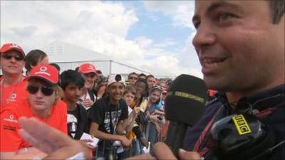 Ted Kravitz at Silverstone