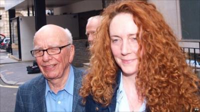 Rupert Murdoch and Rebekah Brooks