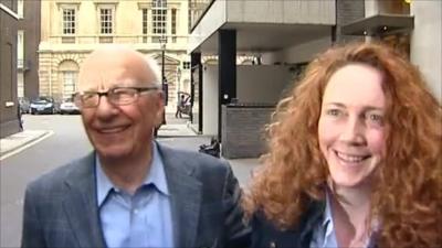 Rupert Murdoch and Rebekah Brooks