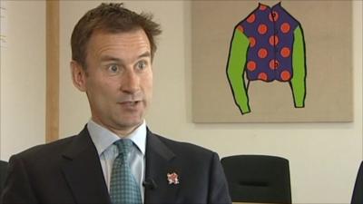 Culture Secretary Jeremy Hunt