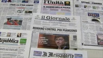 Italian newspapers