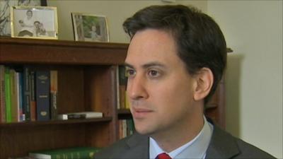 Ed Miliband speaks after meeting Dowler family