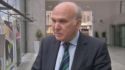 Business Secretary Vince Cable