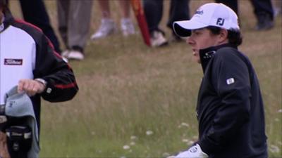 Rory McIlroy prepares for the Open Championship at Royal St. Georges