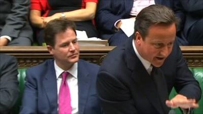 David Cameron in PMQs