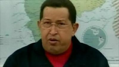 Venezuelan President Hugo Chavez