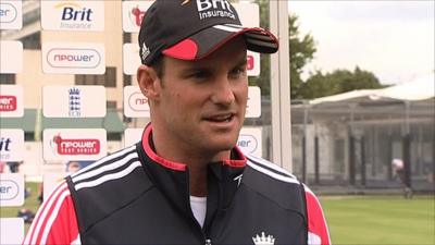 England captain Andrew Strauss