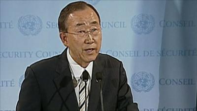 UN Secretary General Ban Ki-moon