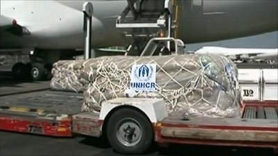 Aid arrives in Kenya