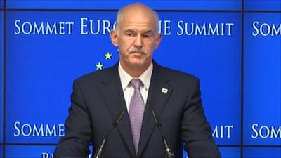 Greek PM George Papandreou