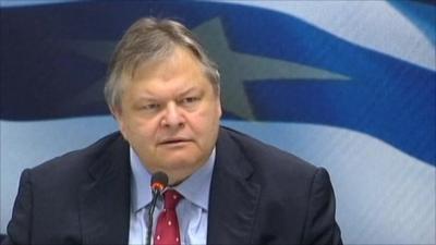 Greek Finance Minister, Evangelos Venizelos