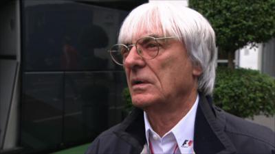 F1 boss Bernie Ecclestone