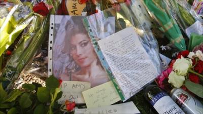 Tributes in Camden to Amy Winehouse