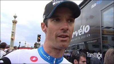 British cyclist David Millar