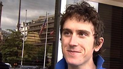 Cyclist Geraint Thomas