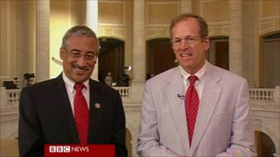 Democratic Representative Bobby Scott and Republican Representative Jack Kingston