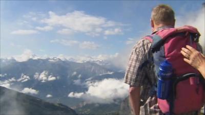 Tourists in Switzerland