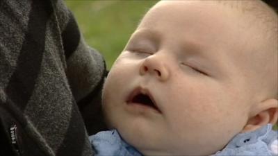 One-month-old Jacob, the latest Born In Bradford participant