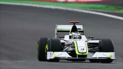 Jenson Button during practice for the 2009 German Formula 1 Grand Prix