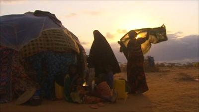 Women at the Dadaab refugee camp