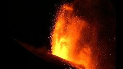 Mount Etna lave eruption