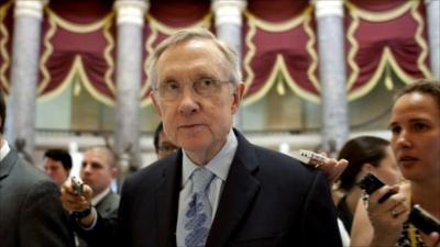 Democrat Senate Majority Leader Harry Reid