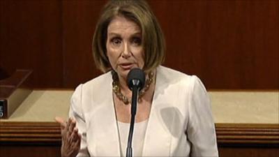 House Democratic leader, Nancy Pelosi