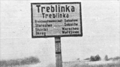 Sign for Treblinka