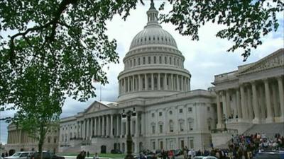 The US capitol building