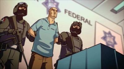 Mexican government uses cartoons to tackle the war on drugs