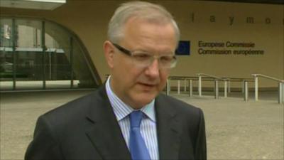 European Commissioner for Monetary Affairs, Olli Rehn