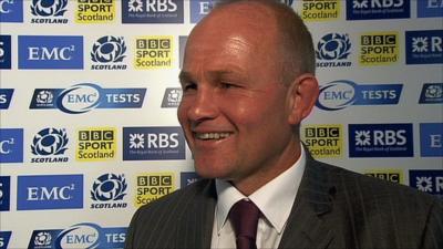 Scotland head coach Andy Robinson