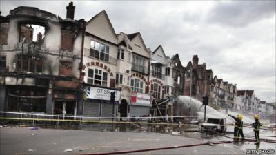 Destruction in Croydon