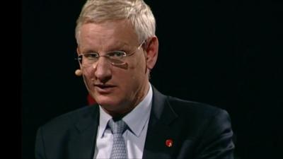 Carl Bildt at the World Debate in Greenland