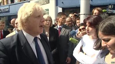 London Mayor Boris Johnson