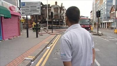 Croydon riot clean-up