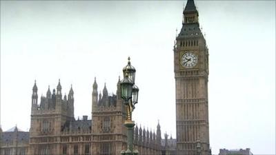 Houses of Parliament in Westminster