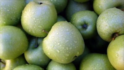 Green apples