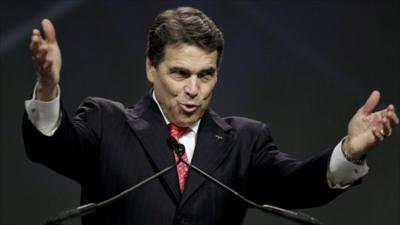 Rick Perry at a prayer rally