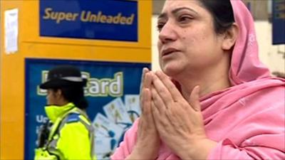 Woman praying