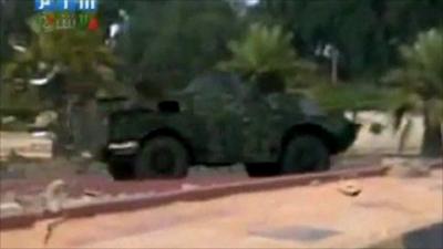 Footage said to show security forces in Latakia