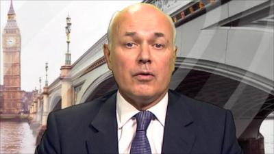 Work and Pensions Secretary Iain Duncan Smith