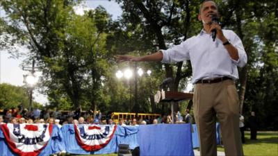 President Barack Obama in Minnesota