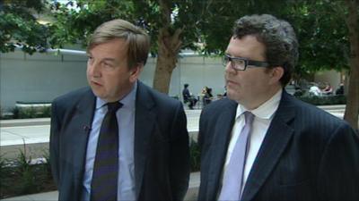 John Whittingdale (left) and Tom Watson (right)