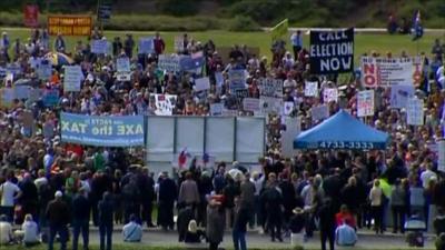 Protesters in Canberra