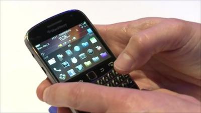 Blackberry device