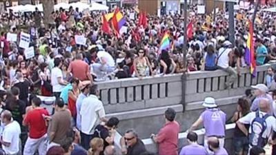 Madrid protest