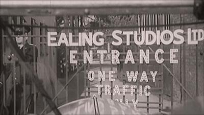 Entrance to the Ealing film studios