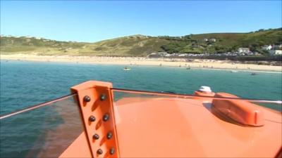 On board an RNLI lifeboat