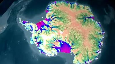 New map show ice sheets on the move